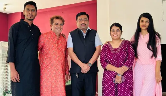 GIAS staff members, including key leadership, in formal and festive Indian wear.